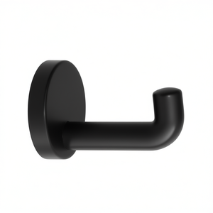 HEWI Single <b>Hook</b> 477.90B030 100 mm Single Projection 90% Polyamide Deep Black Matt 70 mm Diameter <b>Wall</b> <b>Hook</b> & Coat Rack - Product Image 3