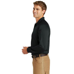 Camisetas Polo informales de golf de gran tamaño para hombres y mujeres, manga larga de secado rápido con logotipo bordado, nuevo diseño de impresión de moda - Product Image 3