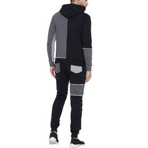 Nouveauté Survêtement pour homme Couleur unie Manches longues Ensemble de vêtements de sport Coton uni Respirant de survêtement pour homme - Product Image 2