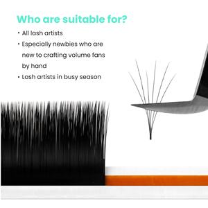 Extensions de cils individuelles en plateau, effet volume méga, ultra-légères, auto-adhésives, pour application facile, vente en gros - Product Image 6