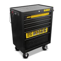 DWST98228-1 Gabinete de Herramientas con Ruedas de 685 mm (27 Pulgadas) y 6 Cajones, Moderno, con Puerto USB/Corriente Integrado, Resistente a la Oxidación, Bajo Nivel de Ruido, Garantía de 3 Años