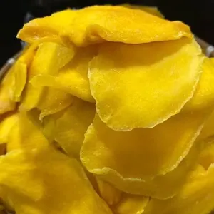 Vente en gros Mangue séchée sans sucre pour collation Chips de mangue déshydratée Emballage OEM en vrac
