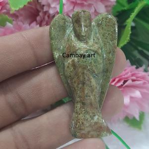 Pierre d'angle Unakite verte de meilleure qualité pour la maison, le bureau et le jardin, décoration d'angle pour l'exportation, vente en gros - Product Image 2