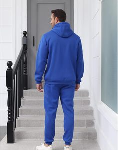 ชุดวอร์มผู้ชาย โพลีเอสเตอร์ ซิปเต็มตัว 2 ชิ้น ชุดกีฬา เสื้อแจ็คเก็ตกันลม กางเกงจ็อกเกอร์ ชุดออกกำลังกายฤดูร้อน - Product Image 5