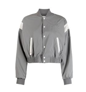 Chaqueta universitaria de satén de seda personalizada de alta calidad, chaqueta universitaria de satén con forro personalizado de moda informal para mujer, chaqueta de béisbol de invierno con letras - Product Image 6