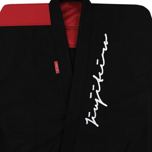 450G Pearl Weave BJJ Gi Black Red Brazilian Jiu Jitsu <b>Kimono</b> Lightweight Competition Uniform with Reinforced Stitching - Product Image 6
