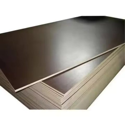 Vietnamese Manufacturer's Eco-Friendly Reusable 6-8 Times Heavy-Duty E1 Phenolic Board Black Film Faced for Kitchen Villa for