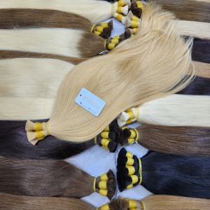 Cabello humano Remy 100% sin procesar de calidad superior de Vietnam, venta al por mayor, buen precio, cabello a granel a todo color - Product Image 4