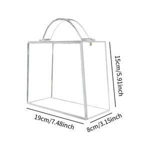 Caja de Flores Acrílica Transparente de Lujo al por Mayor con Asa, Caja de Regalo Acrílica para el Día de la Madre desde Vietnam - Product Image 3