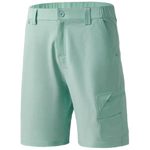 Hot Sale Custom Mens Plain Dry Fit Nylon Stretch Fishing <b>Shorts</b> Elastic Waist Fishing <b>Shorts</b> for Men - Product Image 4