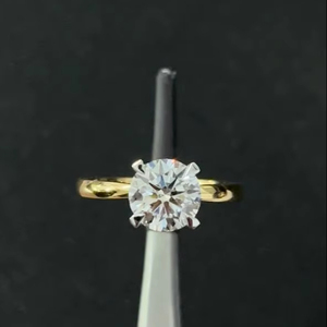 Tùy Chỉnh Tuyệt Đẹp Vòng Kim Cương Stackable Nhẫn 18K Vàng Trắng Eternity Nhẫn Chất Lượng Cao Nhẫn - Product Image 4