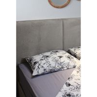 Ensemble de housse de couette 3 pièces en coton avec drap-housse 6 pièces ensemble de coussins de couette à motif floral géométrique 220x220 cm