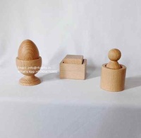 Ensemble de jeu de cuisine en bois pour enfants comprenant des casseroles, des poêles et des morceaux de nourriture encourage la coordination des jeux de rôle et l'apprentissage créatif
