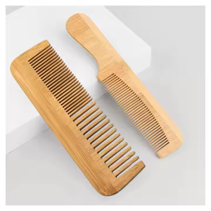 A-One Diseño y calidad Peine de madera con mango para cabello grueso Mejor precio Fabricante Producto Peine de madera para salón de belleza - Product Image 5