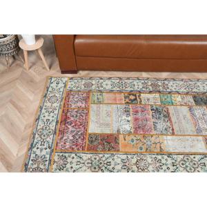 Vintage 2.9x7.4 ft Rug, <b>Runner</b> Turkish Rug, <b>Red</b> Orange Floral Rug - Product Image 4