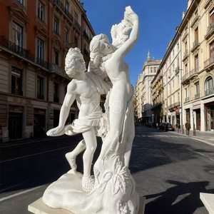 <span class=keywords><strong>Statua</strong></span> Romantica a Grandezza Naturale di <span class=keywords><strong>Apollo</strong></span> e Dafne, Scultura in Marmo Naturale Intagliata a Mano, Design Europeo, Resistente per Giardino e Uso Esterno - Product Image 2