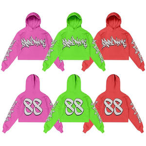 Sweat à capuche 100% coton pour hommes, poids lourd, haute qualité, surdimensionné, épaules tombantes, lavage à l'acide, avec fermeture éclair, nouveauté - Product Image 5