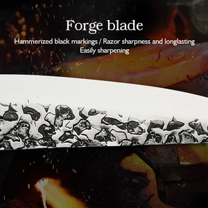 Couteau de chef, couteau à légumes, couteaux forgés robustes - Product Image 3