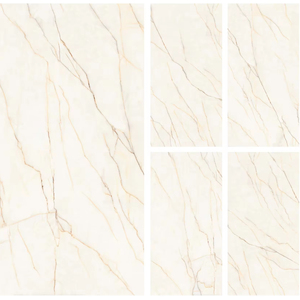 Crema Crystal แผ่นพอร์ซเลนเคลือบกันลื่นขนาด600x1200มม. กระเบื้องปูพื้นไม้เคลือบผิวด้านคุณภาพสูงสำหรับใช้กลางแจ้งในอุตสาหกรรม - Product Image 1