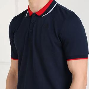 เสื้อโปโลลำลองผู้ชายผ้าฝ้าย100% ไซส์ใหญ่พิเศษ, เสื้อคอตตอนสำหรับฤดูร้อน - Product Image 2