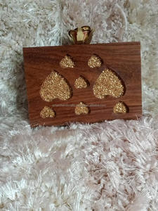 Pochette en bois pour femmes de luxe Vrafts 'Accessoire de soirée de mariage au prix de gros - Product Image 4