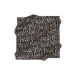 Designer Satin Scarf in Black and White Geometric Pattern for Spring Summer Autumn - Product Image 3