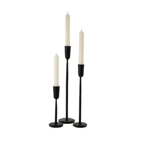 Mejor vendedor precio de fábrica Decoración de mesa de lujo portavelas de Metal en hierro soporte para hacer velas Venta caliente molde de vela - Product Image 2