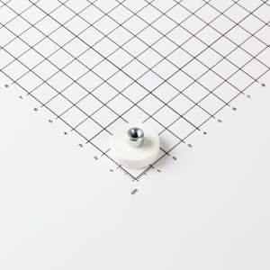 Sistema magnetico gommato Ø22x6mm con presa filettata - Product Image 1