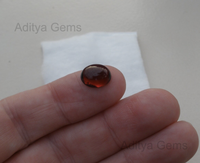 Grenat Naturel Cabochon Ovale Dos Plat Rouge Forme à Facettes Pierres Semi Pierres Lâches Facettes Jaipur Fabricant 2x4 à 12x16mm