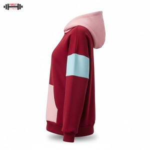 Pull à capuche d'hiver en coton polaire brodé sur mesure pour hommes vente en gros de 300 g/m² - Product Image 6