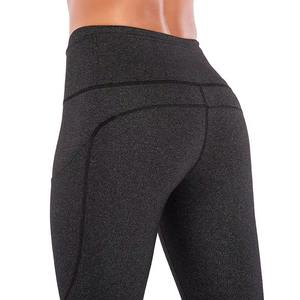 Custom Logo Women's Yoga <b>Leggings</b> Breathable High Waist Elastic Pants with Print <b>Pockets</b> <b>Leggings</b> Gym - Product Image 6