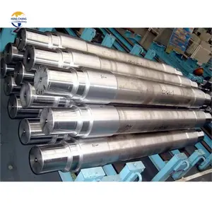 Professional Manufacturer Customized Size Material Manufacture Large Stainless Steel Shaft Forging Roller Shaft For Drawing