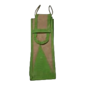 Sac à provisions en jute Capacité de 1 bouteille - Product Image 3