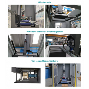 Palletizer Tron Compact | หุ่นยนต์ X-Y-Z เชิงเส้นอัตโนมัติ | สำหรับกล่องกล่องกล่องกล่อง | รุ่นพาเลทพื้นผลิตในอิตาลี - Product Image 5