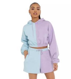 Conjunto Deportivo de Dos Piezas con Capucha para Mujer, Invierno 2022, Transpirable, Antibacteriano, de Forro Polar, para Correr - Product Image 5