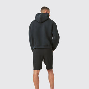 Fabricants de vêtements à capuche pour hommes, logo personnalisé, sweat à capuche surdimensionné unisexe, poids lourd vierge - Product Image 5