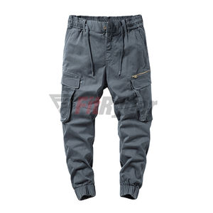Pantalones Cargo deportivos para hombre, tela transpirable, estampado OEM, secado rápido, bolsillos de otoño, cintura elástica de punto - Product Image 2