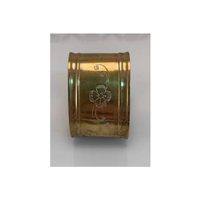 Anneau de serviette en laiton écologique, rond de serviette moderne bon marché en vrac, anneau de serviette fait à la main, décoration de noël - Product Image 1