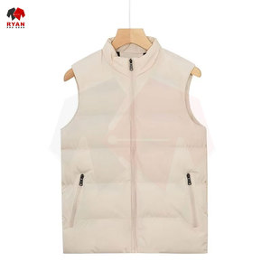 Gilet matelassé pour homme, couleur personnalisée, logo en tissu, OEM ODM, sans manches, chauffe-corps, fabricant en gros - Product Image 5