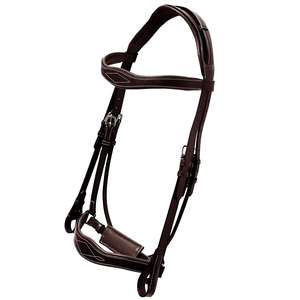Snaffle Bridle พร้อมเบาะขายส่งเชือกแขวนคอม้ามืออาชีพแท็กขี่แร้อุปกรณ์ขี่ม้าอาชีพ - Product Image 3