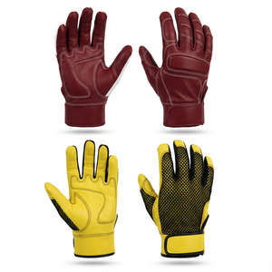 Gants de baseball personnalisés OEM avec logo, vente en gros, cuir de qualité supérieure, adhérence élevée, adaptés aux sports de plein air, entraînement, gants professionnels - Product Image 4