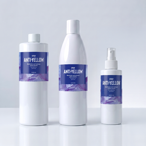 SPRAY ANTI-JAUNISSEMENT - Lotion spray post-décoloration avec plex, thé vert et panthénol, effet anti-jaunissement, couleur bleue, Fabriqué en Italie - Product Image 5