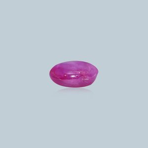 Gema de Rubí Estrella Facetada de 3.72 Quilates, Roja, Mineral Natural, Gema Sintética Creada en Laboratorio, 10 mm de Diámetro, 6 mm de Altura, 3 mm Disponible - Product Image 2