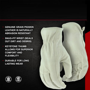 Guantes de Trabajo Transpirables con Agarre Personalizado de Bajo MOQ para Mayor Comodidad y Flexibilidad, Guantes de Conductor de Cuero 100% Personalizados con Material Duradero - Product Image 6