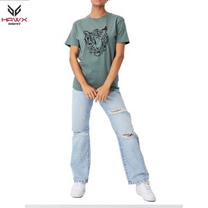 Derniers t-shirts pour femmes conçus de couleur unie Style décontracté pour adultes été tissu tricoté bouton et dentelle décoration - Product Image 3