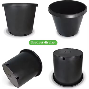 Preço de Fábrica para Vasos de Plástico Preto Duráveis de <span class=keywords><strong>20</strong></span> Galões, Balde de Cultivo de 10 Galões para Jardim, Varanda e Estufa - Product Image 4