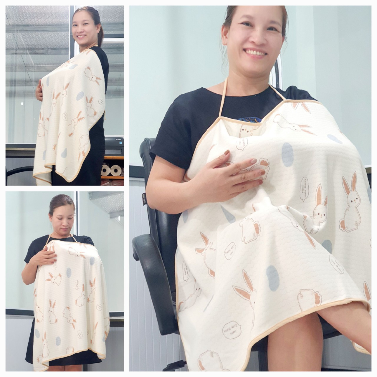 Premium Bamboo Fiber Fabric Baby Swaddles with Extra Absorbency