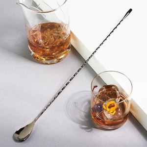 Vente en gros 2025 cuillère de bar en métal de qualité supérieure avec poignée pleine tige torsadée pour mélanger des cocktails et des boissons - Product Image 3