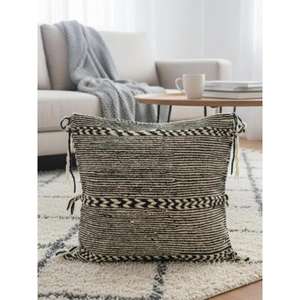 Funda de Almohada Marroquí Hecha a Mano, Funda de Cojín Tradicional Bereber, Cojín Decorativo Boho para Sofá, Almohada Decorativa de Algodón para el Hogar - Product Image 1