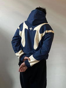 Unisex Zipper <b>Hoodie</b> Gray Loose Embroidery Top <b>Y2k</b> Retro Street Men Women Hip Hop <b>Hoodie</b> <b>Y2k</b> Street Hight Premium Quality - Product Image 4